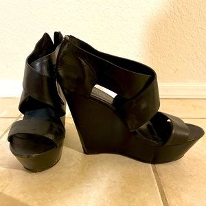 Aldo Black Wedges